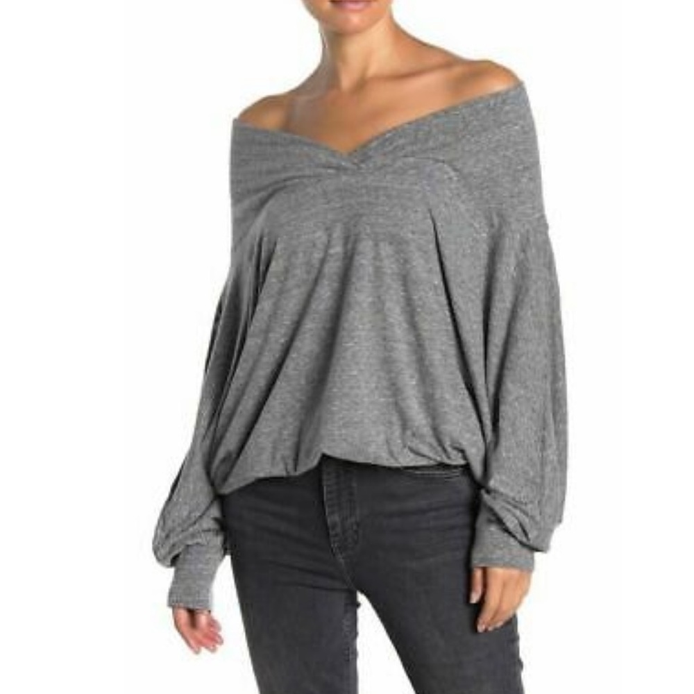 Free People We the Free Sequoia Wide Neck Top | XS
